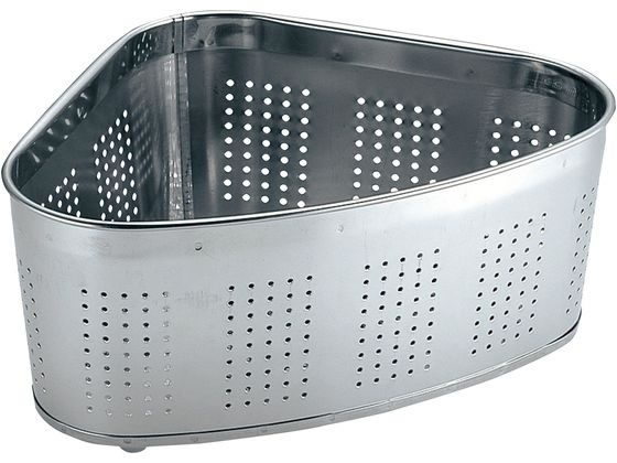 【レビュー投稿で100円OFFクーポン】【お取り寄せ】三宝産業 UK 18-8 パンチング 三角コーナー 8426200 水きりネット 三角コーナー クリーンナップ キッチン消耗品