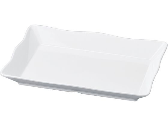 【レビュー投稿で100円OFFクーポン】【お取り寄せ】若泉漆器 ニューホワイト 波型羽反盛鉢 41cm 026167..