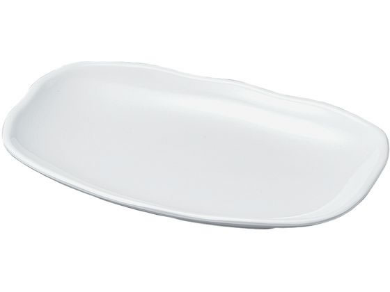 【マラソン限定★2000円クーポン＆ポイント2倍】【お取り寄せ】若泉漆器 ニューホワイト 長手盛鉢 30cm ..