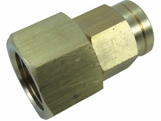 【レビュー投稿で100円OFFクーポン】【お取り寄せ】チヨダ ホースソケット 10mm・Rc3／8 H6.5-3F 継手 アダプター 配管材