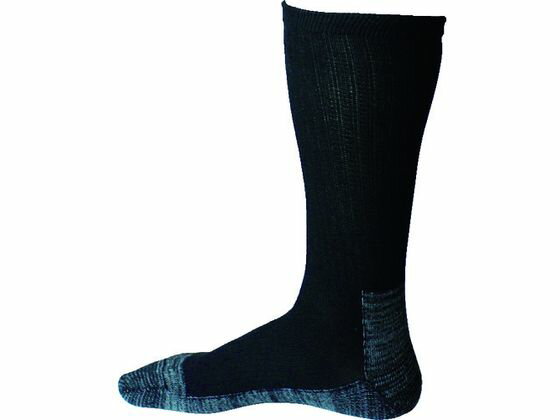 【マラソン限定★ポイント2倍】【お取り寄せ】おたふく ストロングソックス 底力タイプ ブラック×グレー 先丸2足組 軍足 作業用靴下 靴カバー エプロン 作業用手袋