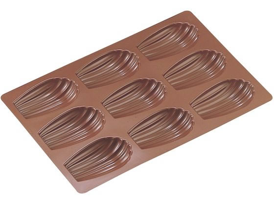 Cake Forms - 【レビュー投稿で100円OFFクーポン】【お取り寄せ】霜鳥製作所 シリコン・ラバーパン シェル・マドレーヌ型 B-023 5195600 丸ケーキ型 製菓 厨房 キッチン
