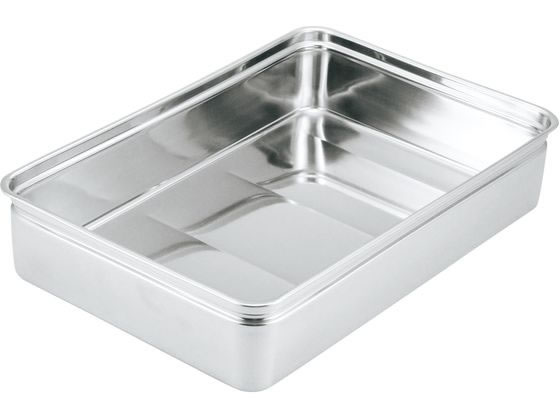 【レビュー投稿で100円OFFクーポン】送料無料【お取り寄せ】大屋製作所 CL 18-8 番重バット 特大 深型(..