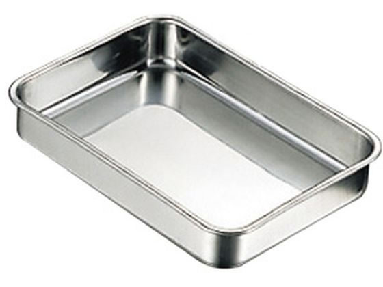 【レビュー投稿で100円OFFクーポン】【お取り寄せ】大屋製作所 クローバー 18-8 すし組バット 4号 0287000 アルミバット ボウル ザル バット 厨房 キッチン