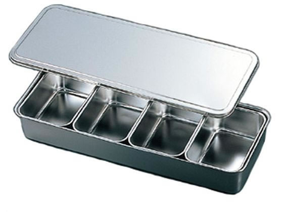 【レビュー投稿で100円OFFクーポン】【お取り寄せ】大屋製作所 クローバー 18-8 プレス 中型 ヤクミ入 4ヶ入長 キッチン雑貨