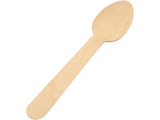 楽天ココデカウ【ブラックフライデー限定★27日9:59迄店内ポイント2倍】【お取り寄せ】大黒工業 木製 使い捨てスプーン 100本入 小 WS-140 スプーン カトラリー 洋食器 キッチン テーブル