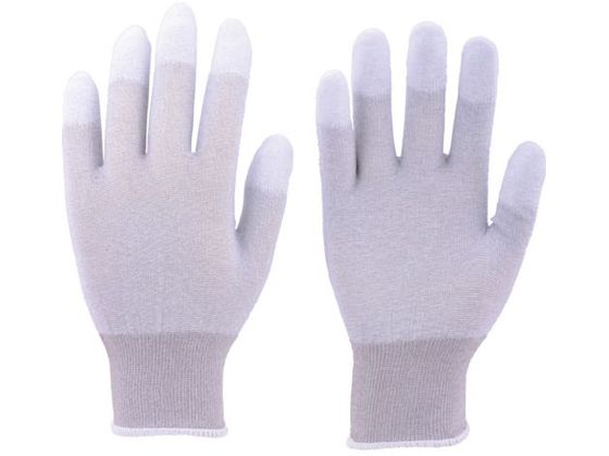 【レビュー投稿で100円OFFクーポン】【お取り寄せ】TRUSCO 指先コート静電気対策用手袋 Lサイズ TGL-2996L 制電手袋 弱電 半導体作業 作業用...