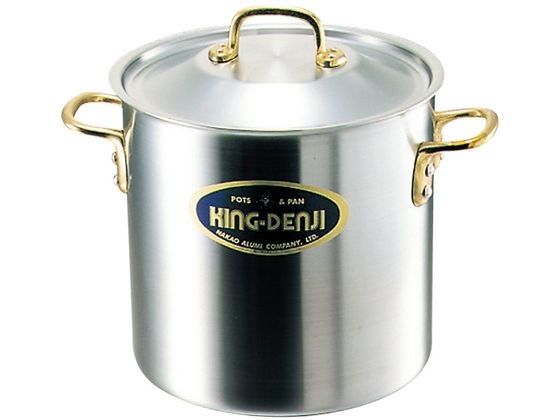 【レビュー投稿で100円OFFクーポン】送料無料 【お取り寄せ】中尾アルミ キングデンジ 寸胴鍋 目盛付 33cm 4820500 寸胴鍋 鍋 フライパン 厨房 キッチン