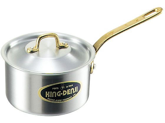 【楽天スーパーSALE限定★ポイント2倍＆2,000円クーポン】【お取り寄せ】中尾アルミ キングデンジ 深型片手鍋 目盛付 27cm 4822900 両手鍋 外輪鍋 円付鍋 片手鍋 鍋 フライパン 厨房 キッチン