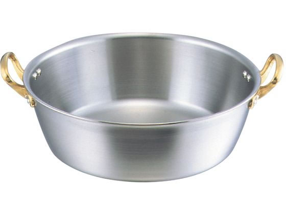 【レビュー投稿で100円OFFクーポン】【お取り寄せ】中尾アルミ キングデンジ 揚鍋 目盛付 36cm(板厚2.5mm) キッチン雑貨