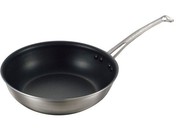 樂天商城 - 【レビュー投稿で100円OFFクーポン】【お取り寄せ】中尾アルミ キングフロン ステンキャストハンドル 深型フライパン 27cm