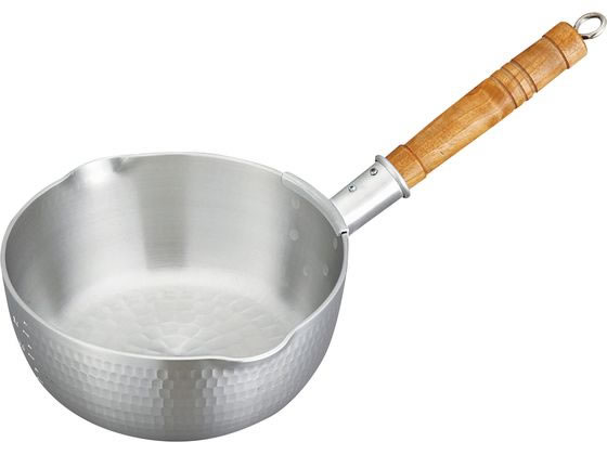 【お取り寄せ】中尾アルミ アルミ 打出 ヤットコ雪平鍋 目盛付 19.5cm 4865700 雪平鍋 親子鍋 矢床鍋 鍋 フライパン 厨房 キッチン