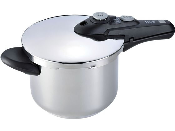 【ポイント2倍★22日20:00〜27日9:59迄】【お取り寄せ】日本洋食器 D&S プレッシャークッカー 圧力鍋 4.5L DSPC6027 圧力鍋 湯煎鍋 文化鍋 鍋 フライパン 厨房 キッチン