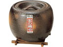 【マラソン限定★2000円クーポン&ポイント2倍】【お取り寄せ】富永陶園 火消壷(板付)灰釉 小 01-2114 陶器製 175 キッチン雑貨