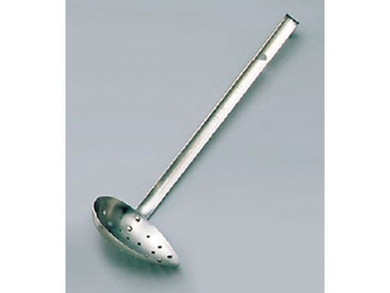 【レビュー投稿で100円OFFクーポン】【お取り寄せ】日本メタルワークス 18-8 IKD 抗菌 横口レードル 穴..