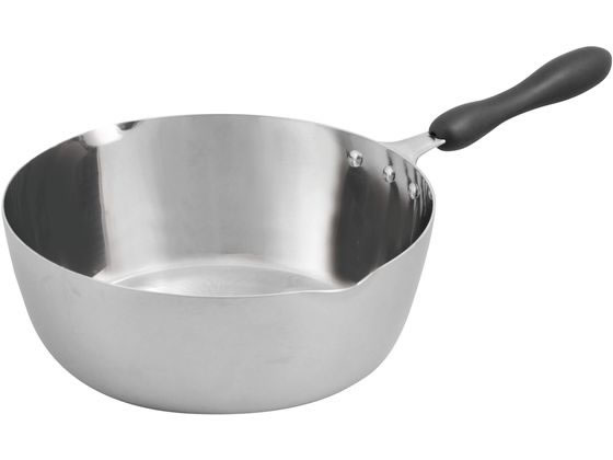 【お取り寄せ】本間製作所 K 三層鋼クラッド プラ柄雪平鍋 24cm 2283800 雪平鍋 親子鍋 矢床鍋 鍋 フライパン 厨房 キッチン