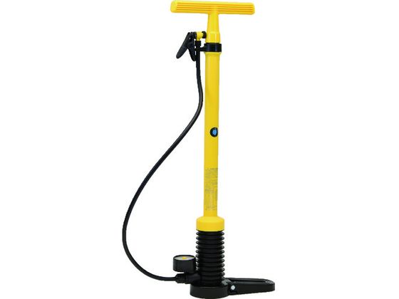 【レビュー投稿で100円OFFクーポン】送料無料【お取り寄せ】フルプラ ダイヤポンプ空気入れ圧力計付きイエロー 910-Y 自転車空気入れ 自転車用品 アクセサリー アウトドア