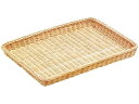 【レビュー投稿で100円OFFクーポン】【お取り寄せ】萬洋 籐製 浅型パンカゴ 40号 16-731W 白 0350700 食器カゴ 給食 厨房 キッチン