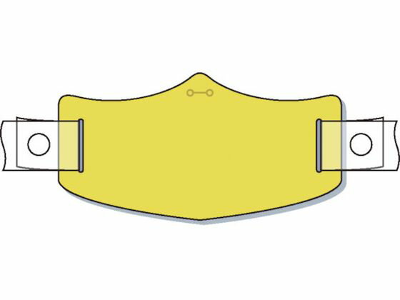 【ブラックフライデー限定★27日9:59迄店内ポイント2倍】【お取り寄せ】つくし e帽章 黄無地 ヘルメット用樹脂バンド付 WE-102H ヘルメット 安全保護具 作業(4)