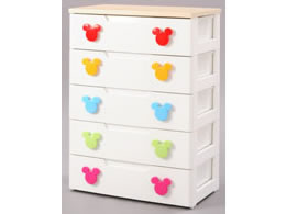 【スーパーDEAL ポイント10%バック】【メーカー直送】アイリスオーヤマ キッズチェスト 5段 幅72cm ミッキーカラフル MHG-725【代引不可】【お客様組立】 収納 子供用 《期間:10/5 10:00〜10/17 9:59》