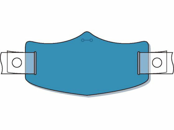 【ブラックフライデー限定★27日9:59迄店内ポイント2倍】【お取り寄せ】つくし e帽章 青無地 ヘルメット用樹脂バンド付 WE-105H ヘルメット 安全保護...