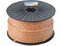 【レビュー投稿で100円OFFクーポン】【お取り寄せ】TRUSCO PVロープ 3つ打 線径16mm×長さ50m R-1650PV PVロープ 荷造り紐 梱包