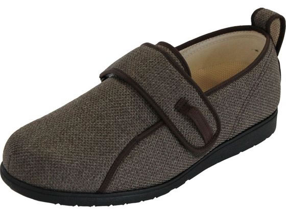 【レビュー投稿で100円OFFクーポン】【お取り寄せ】パシフィックサプライ こみち 片足 男女兼用 右足 茶 22.0cm 室内履き リハビリシューズ 看護 医療