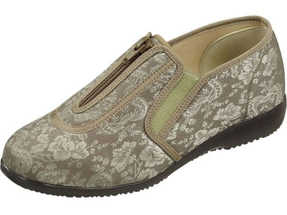 【レビュー投稿で100円OFFクーポン】【お取り寄せ】広島化成 くつろぎエルダー329 KE329 婦人用 モカ 22.0cm