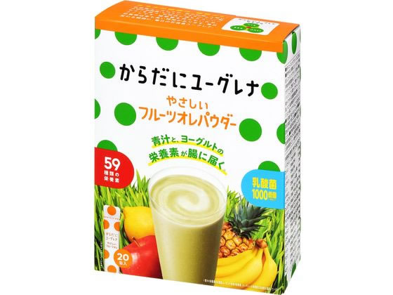 【レビュー投稿で100円OFFクーポン】ユーグレナ グリーンパウダー やさしいフルーツオレパウダー 20包 健康補助食品 健康ドリンク 栄養補助食品 栄養ドリンク 健康食品 cocodecow-10729797 ココデカウ サンプル画像2