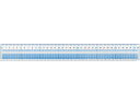 【店内全品ポイント2倍★16日9:59迄】 レイメイ 見やすい方眼定規 36cm AJH408 定規 スケール 教材 学童用品