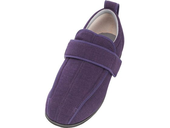 【レビュー投稿で100円OFFクーポン】【お取り寄せ】徳武産業 ケアフルIII 7042 5E 紫 M お出かけ用 リハビリシューズ 看護 医療