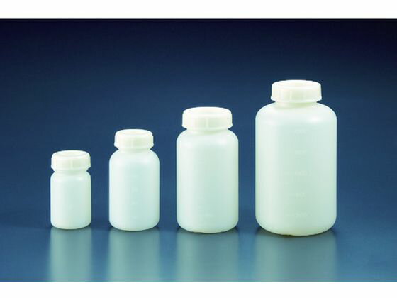 【お取り寄せ】サンプラ 帯電防止PEボトル広口 100ml 25005 ボトル 樹脂製 樹脂容器 計量器