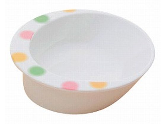 【ブラックフライデー限定★27日9:59迄店内ポイント2倍】【お取り寄せ】東海興商 小さい自助食器 水玉 自助具 食器 食事ケア 介護 衛生材料