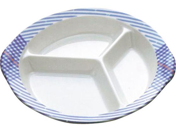 【ブラックフライデー限定★27日9:59迄店内ポイント2倍】【お取り寄せ】国際化工 仕切りプレート コモンブルー 自助具 食器 食事ケア 介護 衛生材料