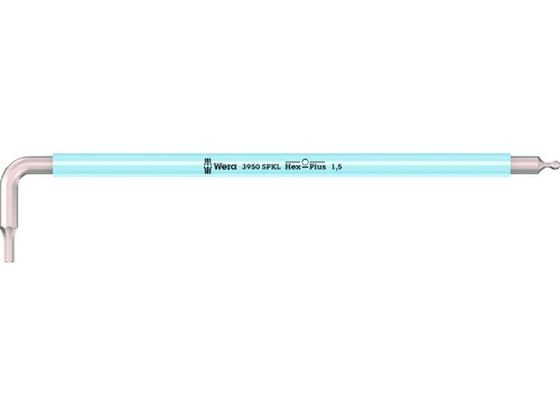 Wera 3950 SPKL Hex-Plus ステンレス六角レンチ 1.5 iceblue 022660 六角棒レンチ ドライバー 作業用品 工具