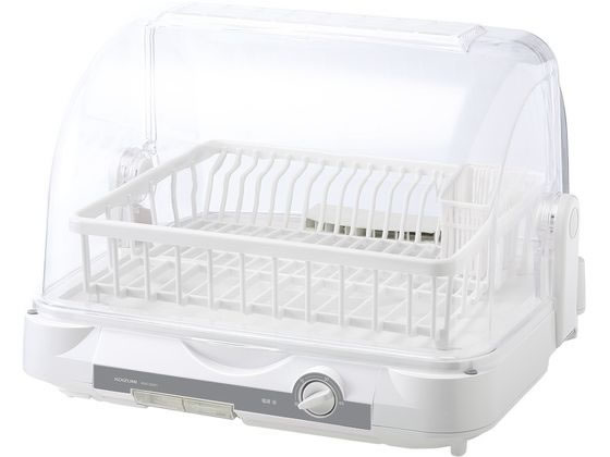 送料無料 【お取り寄せ】コイズミ 食器乾燥器 大容量6人分収納 樹脂カゴ KDE5001W 食器乾燥