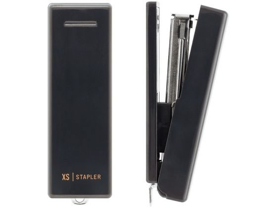 【マラソン限定★2,000円クーポン＆ポイント2倍】ミドリ(デザインフィル) XS コンパクトホッチキス 黒A 35522006 ホッチキス ステープラー 留める 文具 事務 2