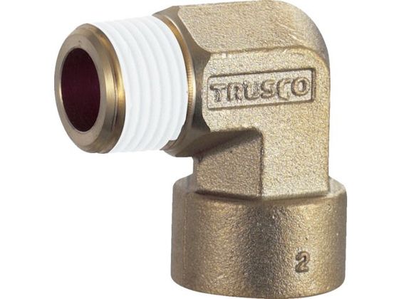 【店内全品ポイント2倍★28日9:59迄】 【お取り寄せ】TRUSCO ねじ込み継手 エルボ R1/4-RC1/4 TN-12L 継手 パイプ 水道配管用工具 空調配管用工具 作業
