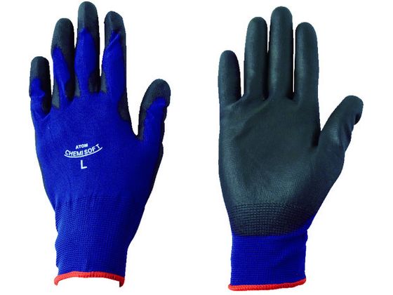 【レビュー投稿で100円OFFクーポン】【お取り寄せ】アトム ケミソフト ストレッチ M 1590-M 背抜き手袋 軍手 作業用手袋