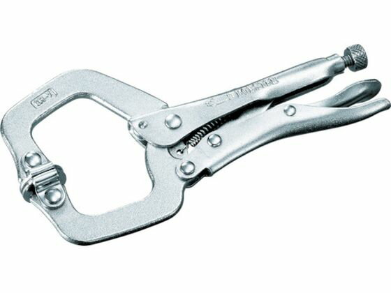 乐天商城 - 【レビュー投稿で100円OFFクーポン】【お取り寄せ】エビ バイスプライヤー C型(皿付) 165mm VC150S グリッププライヤー クランプ バイス ハンドプレス 作業用品 工具