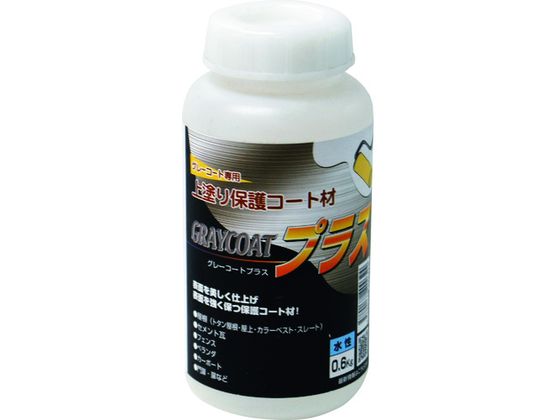 【レビュー投稿で100円OFFクーポン】【お取り寄せ】パワーテック グレーコートプラス 上塗り保護コート材 0.6Kg 17613 塗装 養生 内装 土木 建築...