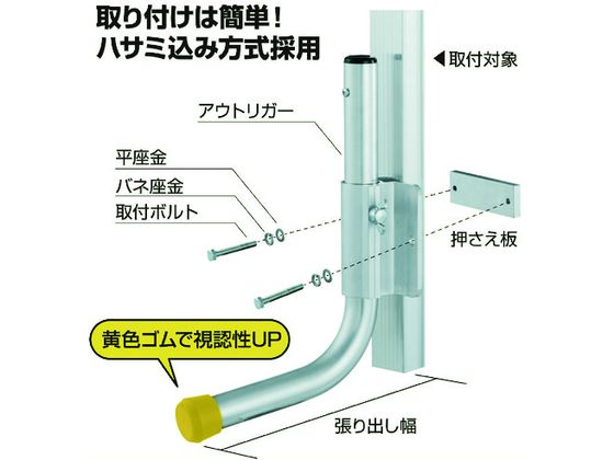【お取り寄せ】ハセガワ/L型アウトリガー/PAR1.0