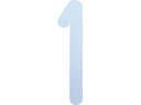 【ポイント2倍★19日20:00〜26日1:59迄】【お取り寄せ】新富士 ロードマーキング ナンバーL 1 RM111 道路 現場 安全 作業