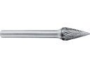 【お取り寄せ】スーパー スーパー超硬バー シャンク径6mm(円錐型)ダブルカット 刃径:6.0 刃長:19 SB5C02 超硬バー 研削研磨用品 作業用品 工具(4)