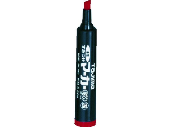 【レビュー投稿で100円OFFクーポン】【お取り寄せ】タジマ すみつけマーカー(耐芯)赤 SMT-RED 建築用筆..