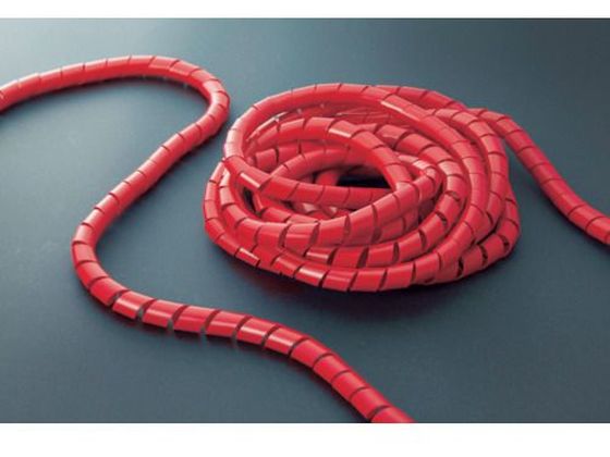 乐天商城 - 【レビュー投稿で100円OFFクーポン】【お取り寄せ】TRUSCO スパイラルチューブ10m 結束径9.0~32.0 赤 TSP12R 収縮チューブ 結束バンド 工具 アクセサリ 電気 制御部品