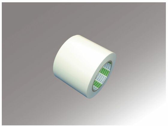 【レビュー投稿で100円OFFクーポン】【お取り寄せ】金属板用表面保護フィルム 0.12mm×200mm×50m 白 安全保護テープ 粘着テープ 梱包