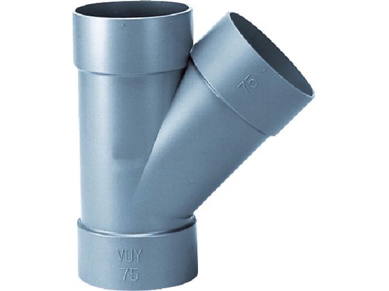 【商品説明】●軽量で耐食性、耐薬品性に優れた排水継手です。●内面ストッパーはVUパイプ用です。【仕様】●型番：VU45Y100●塩ビ管呼び径：100　●寸法（mm）Z1：32　●寸法（mm）Z2：134　●寸法（mm）Z3：144　●寸法（...