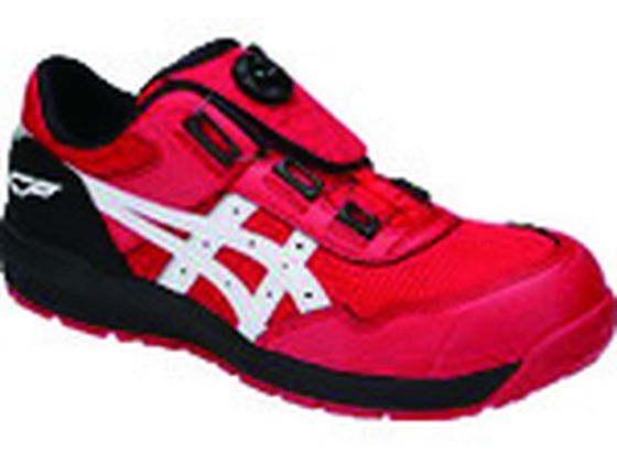 【レビュー投稿で100円OFFクーポン】【お取り寄せ】アシックス ウィンジョブCP209 BOA クラシックレッド×ホワイト 26.0cm 安全靴 作業靴 スニーカータイプ 安全保護具 作業