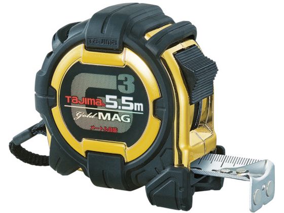 【レビュー投稿で100円OFFクーポン】【お取り寄せ】タジマ G3ゴールドロック マグ爪ー25 5.5 メートル..